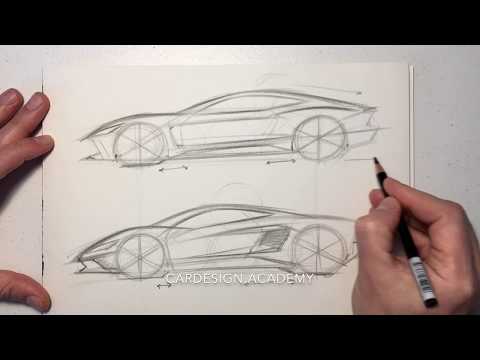 Car Design 101: Side View Proportions- Sports Cars