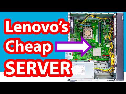 This is the Lenovo ThinkSystem ST45 V3 Low-Cost Tower Server
