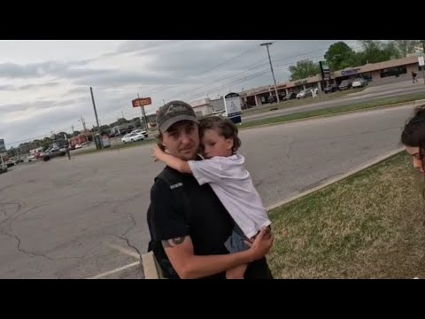 This is the saddest thing I've ever seen! Stranded father left alone with no help 😢