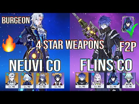 🔥 Neuvillette Burgeon & Flins SHATTER Spiral Abyss Floor 12 | Genshin Impact