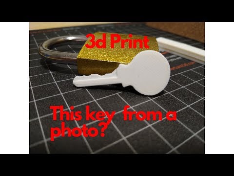 How to 3d printed keys using photos