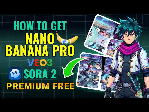 How to get Nano Banana PRO, Veo 3.1, Sora2 Premium Free - Create Manga Story with Nano Banana PRO