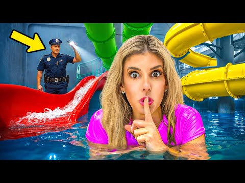 SNEAKING into a Waterpark OVERNIGHT