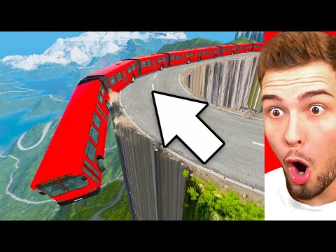 LANGE FAHRZEUGE vs. ENGE KLIPPEN! (BeamNG)