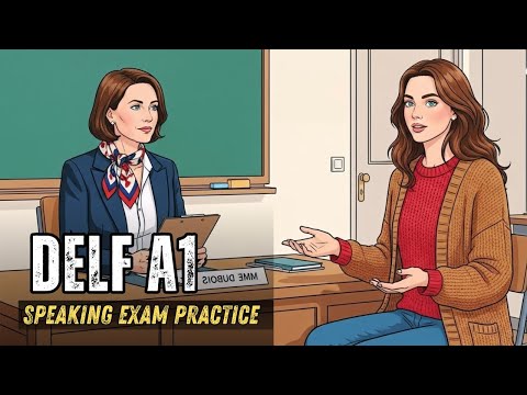 DELF A1 Production Orale : Full Exam Simulation | Score 25/25 in Speaking Test