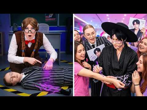 Vad hĂ€nde med den elaka lĂ€raren? đ± FNAF, Wednesday & SGD i verkliga livet