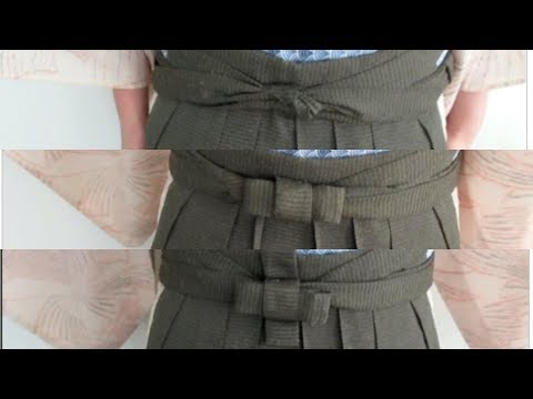 Chayatsuji Kimono | Hakama Series | Men | 3 ways to tie the hakamahimo