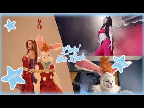 cameras, costumes & chaos | halloween shoot BTSᐢ..ᐢ