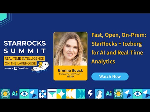 Fast, Open, On-Prem: StarRocks + Iceberg for AI and Real-Time Analytics