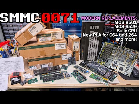 0071 Fixing a Commodore 16 with modern parts, a bunch of NOS Apple parts and testing MOS chips