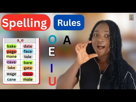 Spelling Rules ln English(Long Vowels Of English Language)