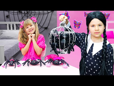 Pink vs Black Challenge وتحديات أخرى معاكسة مع ديانا وروما