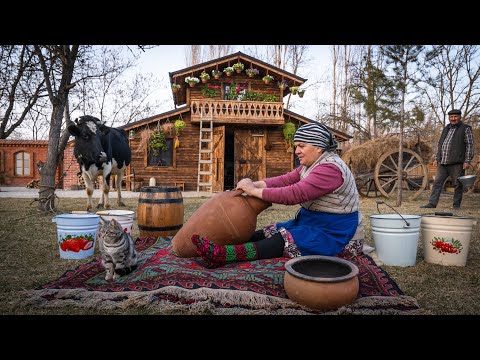 From Milk To Butter — Traditional Homemade Method 🌶