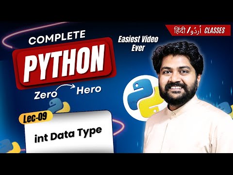 int data type in Python-Hindi/Urdu | Lec-09 | Different number systems in integer data type