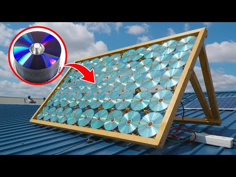 Free Electricity ! Turn Old CDs Into DIY Solar Panels | Smart Recycling Saves Millions of Dollars