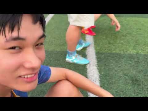 Me and Jack at a company soccer game. Relaxing Weekend