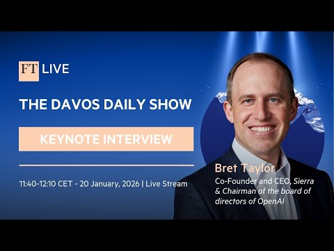 Keynote Interview: Bret Taylor | Davos Daily Show