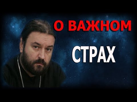 Страх жить, любить, потерять, умереть, ошибиться, страдать, не повстречать... Прот. Андрей Ткачёв