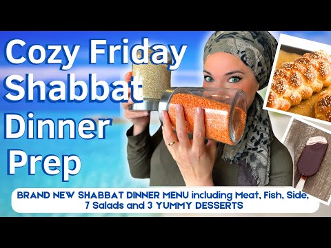 Cozy Shabbat Dinner Prep | After Work Friday Shabbat Routine | How Hubby & Children Help for Shabbat