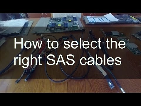 How to select SAS cables