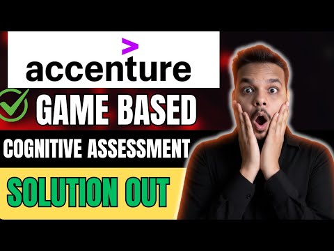 Accenture Cognitive Assessment | Game Based Questions | Path Finder | Accenture Hiring 2025-2026
