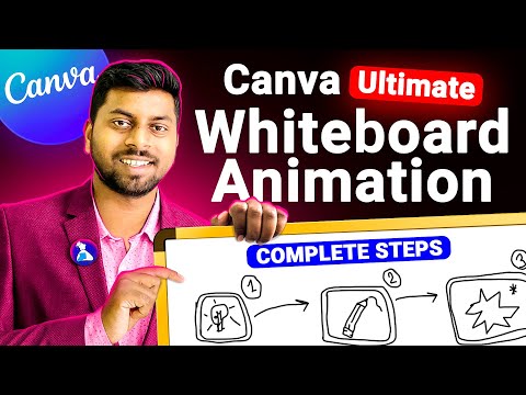 Canva Whiteboard Animation: Create Engaging Videos Like a Pro! Full Canva Tutorial 2025 [Hindi]