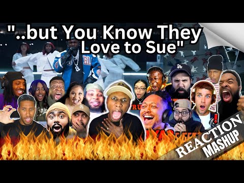 Best Reactions to '..But You Know They Love To Sue' | Kendrick lamar Superbowl 2025 Performance