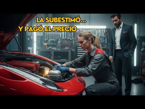 PENSÓ QUE ELLA NO SABÍA NADA — PERO DEJÓ AL MULTIMILLONARIO EN SHOCK AL REPARAR SU FERRARI.