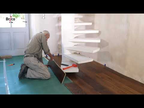 Poser du parquet flottant contrecollé - Tuto bricolage avec Robert
