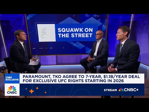 TKO CEO Ariel Emanuel and COO Mark Shapiro on $1.1B/year Paramount deal