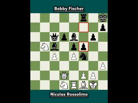 Bobby Fischer vs Nicolas Rossolimo ◉ USA Championship New York 1966 | Fischer’s Classic Win