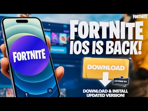 Fortnite Mobile on iOS Update Fixed | How to Download & Play Fortnite Outside EU on iPhone & iPad
