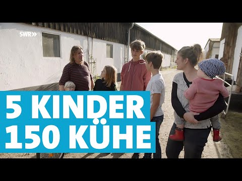 Fünf Kinder und 150 Kühe - allerhand los auf einem Bauernhof in Rennerod
