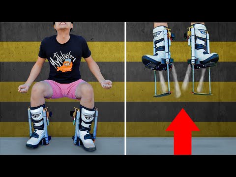 Making shoes to jump 200% higher