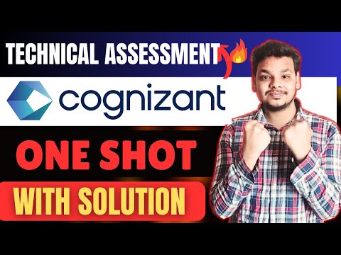 Cognizant Technical Assessment One Shot | Cognizant GenC Coding Questions , Technical Test Solution