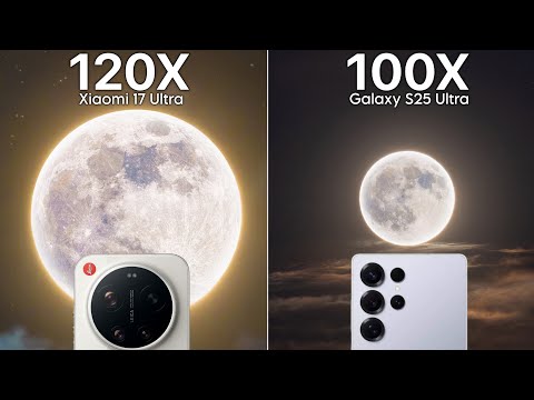 Xiaomi 17 Ultra VS Samsung Galaxy S25 Ultra Live Zoom Test Comparison