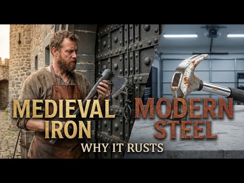 Why Medieval Iron Doesn't Rust (But Modern Steel Does)