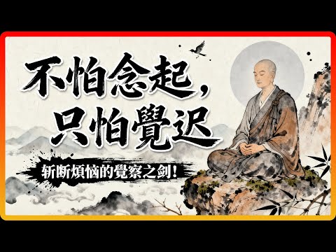 禪宗最實用的心法：你的「覺察力」，就是斬斷煩惱的寶劍！#佛教故事 #佛法 #修行 #開悟 #禪宗