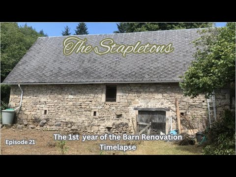 1 Year Barn Renovation Timelapse
