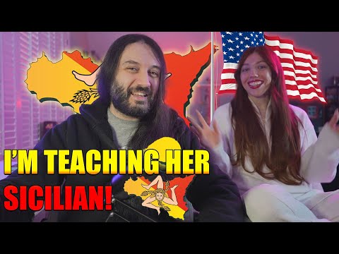 Teaching Sicilian To My American Wife