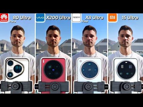 Huawei Pura 80 Ultra vs Vivo X200 Ultra vs OPPO Find X8 Ultra vs Xiaomi 15 Ultra Camera Comparison