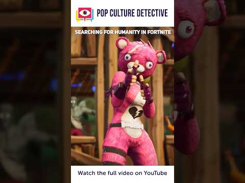 Acting like a Care Bear on a battlefield in Fortnite