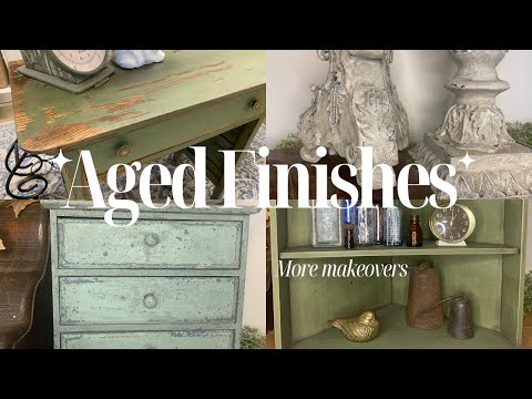 Creating Aged Finishes on Thrifted Finds | Easy DIY Makeovers