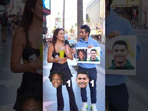 IShowSpeed vs Ronaldo: Asking Hollywood Tourists Who’s More Famous? #ishowspeed #ronaldo #speed