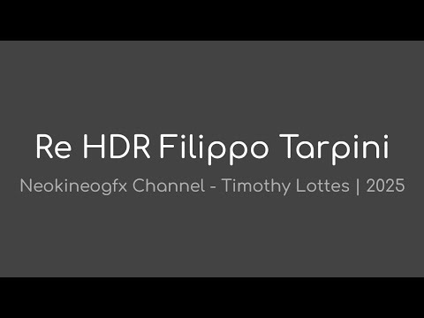 Re HDR Filippo Tarpini