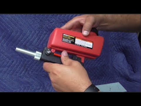 HF 20 oz gravity feed sandblast gun review and modification #95793