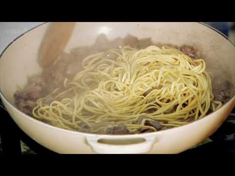 Two Greedy Italians - Pasta Ribbons with chicken liver sauce (HD)