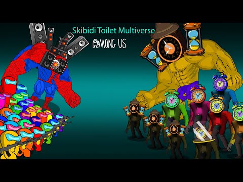 어몽어스 VS Skibidi Toilet Multiverse | AMONG US ANIMATION