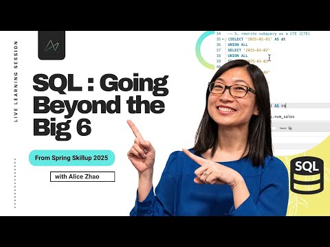 Learn SQL: Beyond the Big 6 | Live Instruction (Dataset included!)