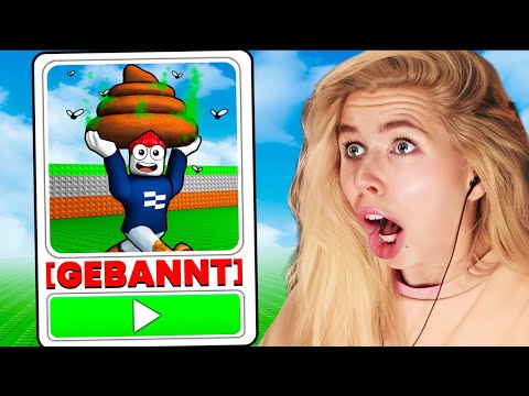 ich spiele GEBANNTE SPIELE auf ROBLOX (und geh crashout)